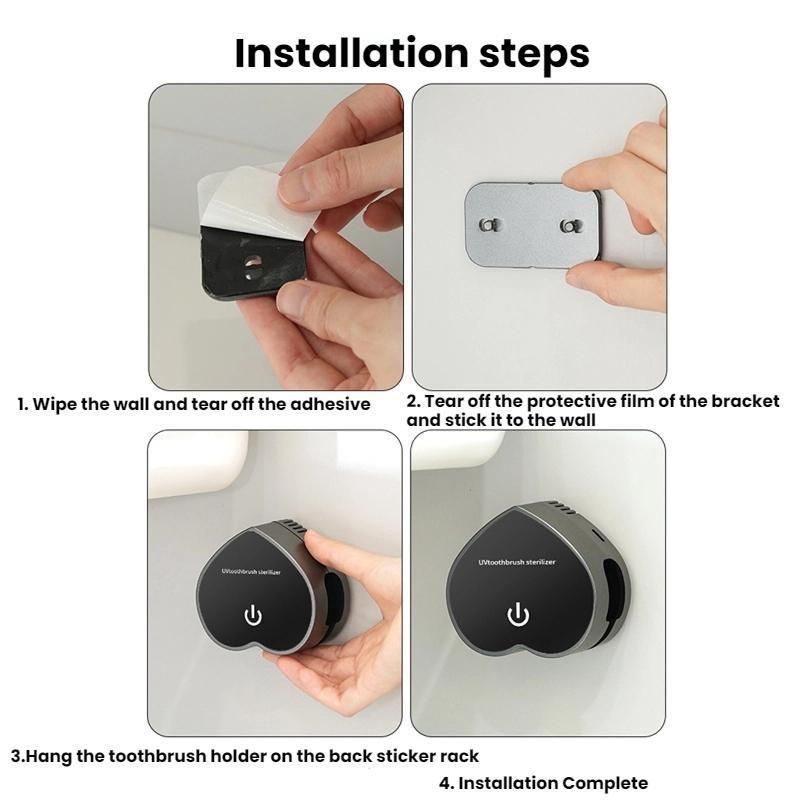 UV Toothbrush Sanitizer Dryer Portable USB Rechargeable Sterilizer 9