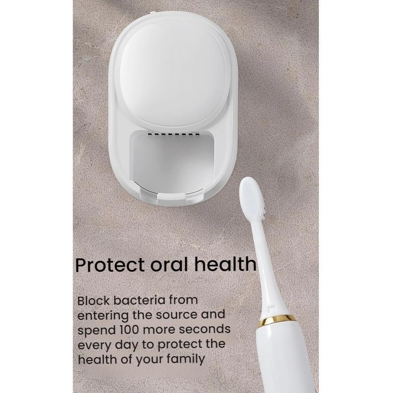 Smart UV Toothbrush Sterilizer Air Dryer Wall Mount Holder 4