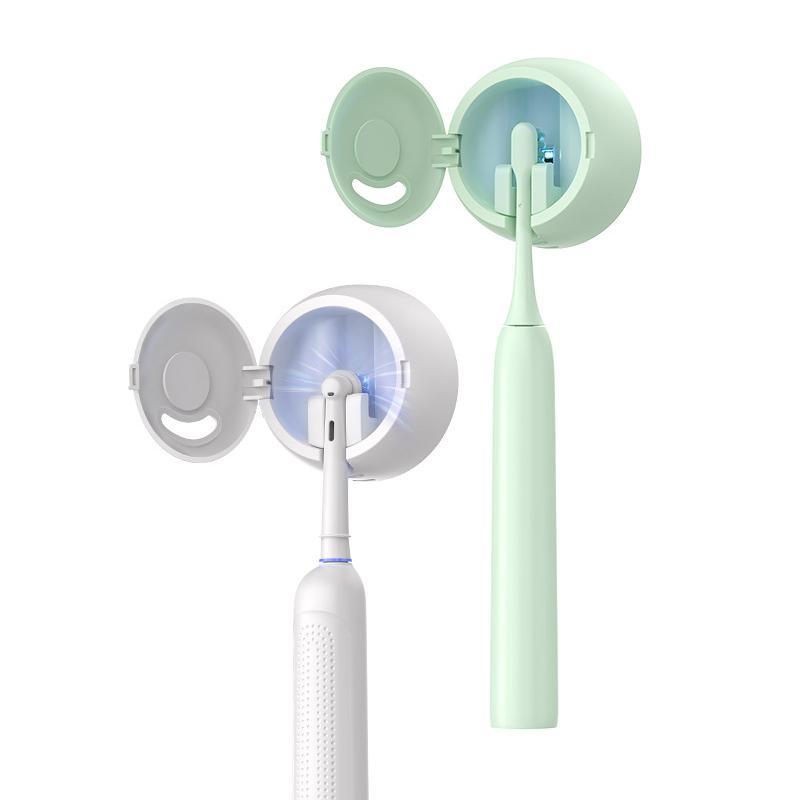UV Toothbrush Sanitizer & Wall Mounted Storage Rack