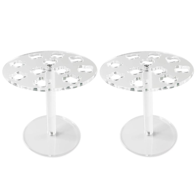 WallMount Barber Scissor Holder Acrylic Salon Tool Organizer 8