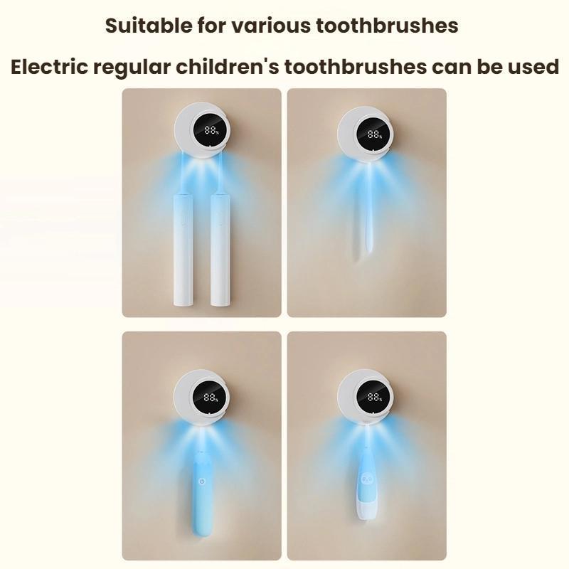 UV Toothbrush Sanitizer Wall Mounted Smart Holder 3