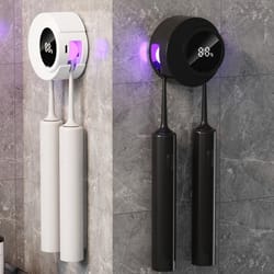 uv toothbrush sanitizer & wall mounted smart holder