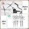 Acrylic Barber Scissor Organizer Wall Mount With 11 Tool Slots 4