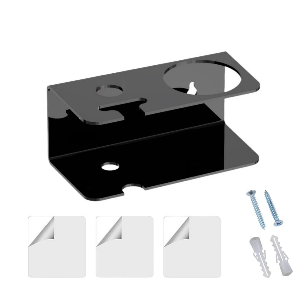 Wall Mounted Razor Holder Acrylic Bathroom Organizer 1