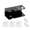 Wall Mounted Razor Holder Acrylic Bathroom Organizer 1