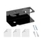 Wall Mounted Razor Holder Acrylic Bathroom Organizer 1