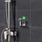 Wall Mounted Razor Holder Acrylic Bathroom Organizer 4