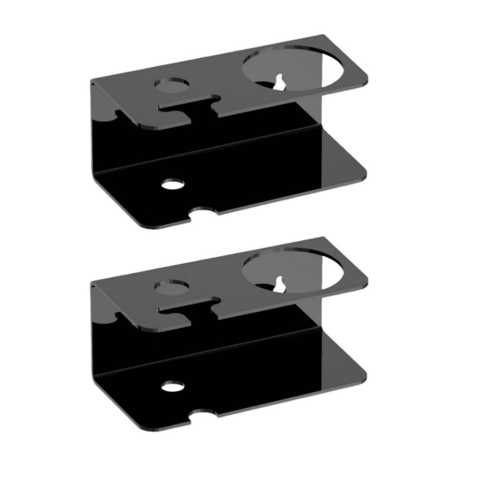 Wall Mounted Razor Holder Acrylic Bathroom Organizer 6