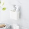 Wall Mounted Toothbrush Holder Bathroom Storage Rack With Suction Cup Organizer 3