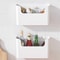 Kitchen Cabinet Door Cling Film Organizer Wall Mounted Storage Shelf 1
