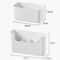 Kitchen Cabinet Door Cling Film Organizer Wall Mounted Storage Shelf 2