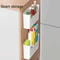 Kitchen Cabinet Door Cling Film Organizer Wall Mounted Storage Shelf 4