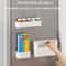 Kitchen Cabinet Door Cling Film Organizer Wall Mounted Storage Shelf 5