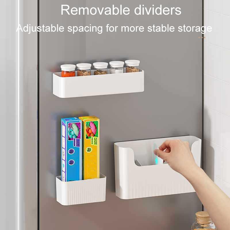Kitchen Cabinet Door Cling Film Organizer Wall Mounted Storage Shelf 5