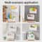 Kitchen Cabinet Door Cling Film Organizer Wall Mounted Storage Shelf 6