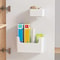 Kitchen Cabinet Door Cling Film Organizer Wall Mounted Storage Shelf 0