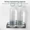 Bathroom Wall Shelf No Drill Metal Bathroom Organizer 5