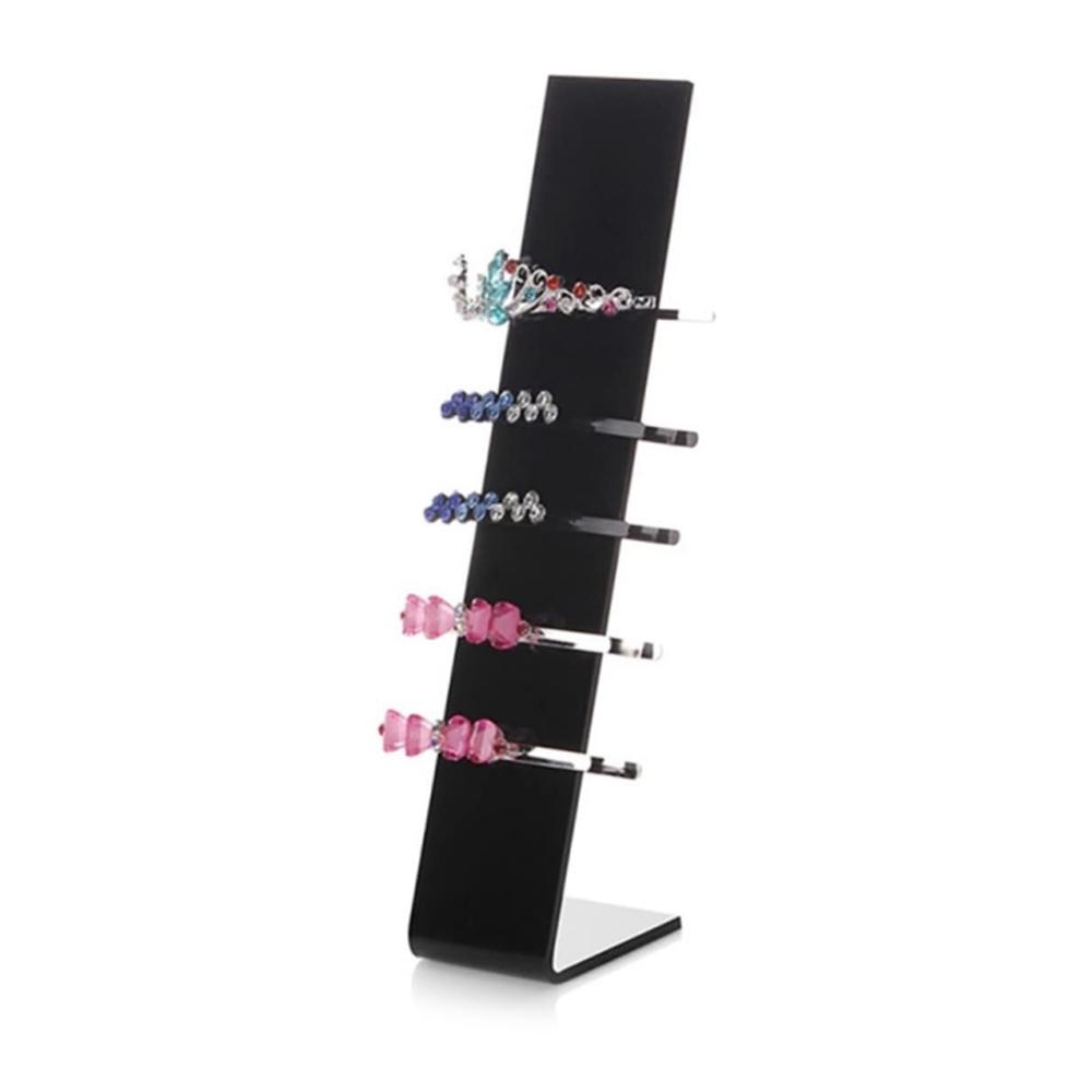 4PCS Acrylic Hair Clip Organizer Stand For Hair Accessories Storage Display 2