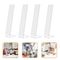 4PCS Acrylic Hair Clip Organizer Stand For Hair Accessories Storage Display 6