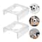 Premium Acrylic Football Display Stand Set For Sports Ball Showcase 2PCS 0