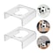 Premium Acrylic Football Display Stand Set For Sports Ball Showcase 2PCS 0
