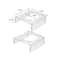 Premium Acrylic Football Display Stand Set For Sports Ball Showcase 2PCS 6