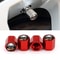 Skull Aluminum Tire Valve Caps Set Of 4 Universal Anti Theft Dustproof Wheel Stem Covers 8