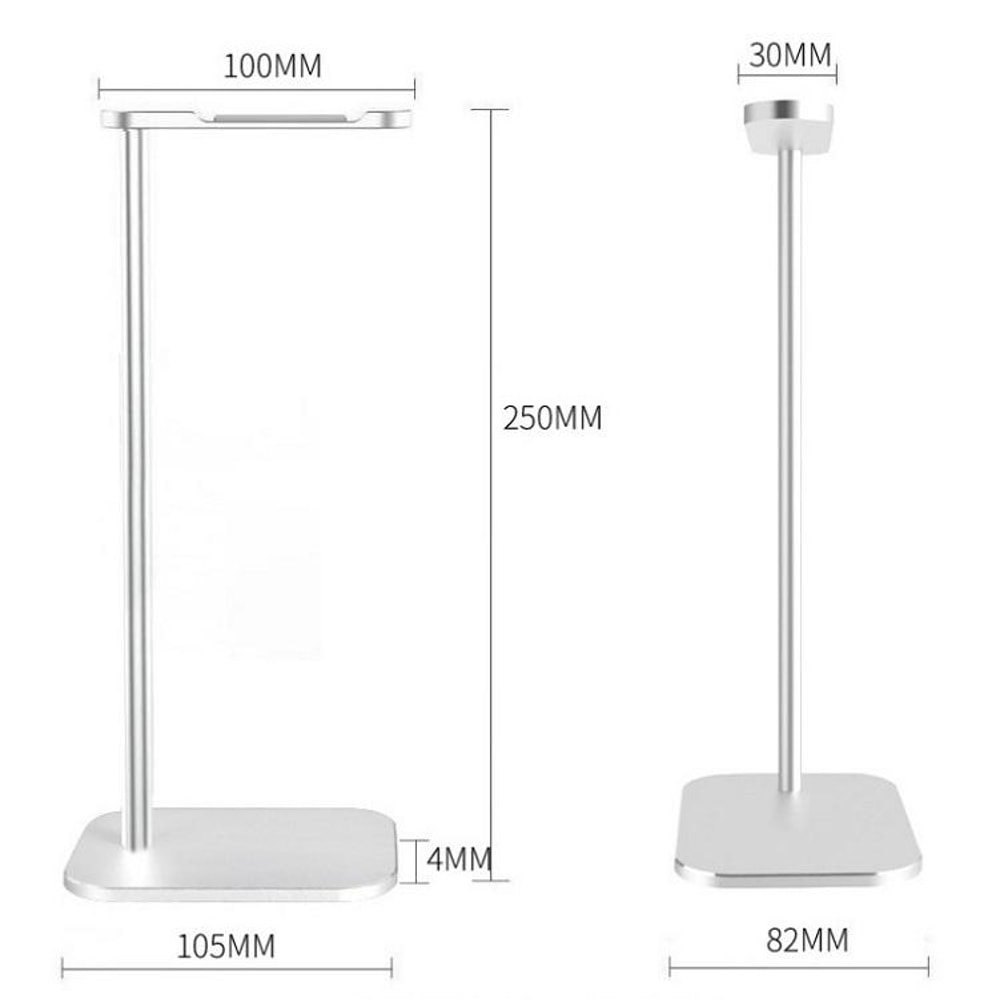 Premium Aluminum Headphone Stand With Anti Slip Base For Gaming Headsets And Office Desks 2