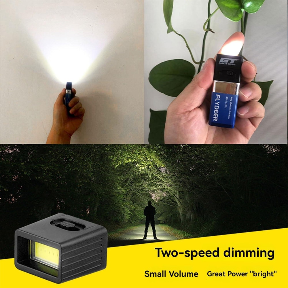 Compact LED Outdoor Flashlight, Ultra Bright Mini Keychain Flashlight for Everyday Carry