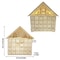 Wooden LED Advent Calendar With 24 Drawers Christmas Countdown Decoration 2