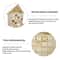 Wooden LED Advent Calendar With 24 Drawers Christmas Countdown Decoration 3