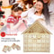 Wooden LED Advent Calendar With 24 Drawers Christmas Countdown Decoration 4