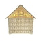 Wooden LED Advent Calendar With 24 Drawers Christmas Countdown Decoration 6