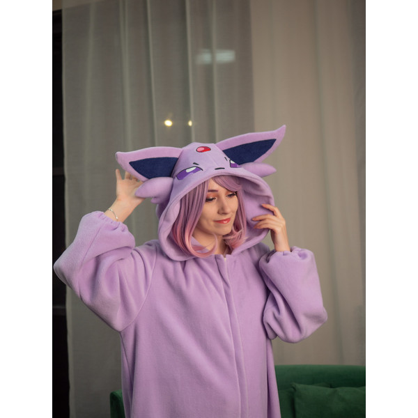 Espeon pokemon kigurumi adult onesie pajama 09.jpg