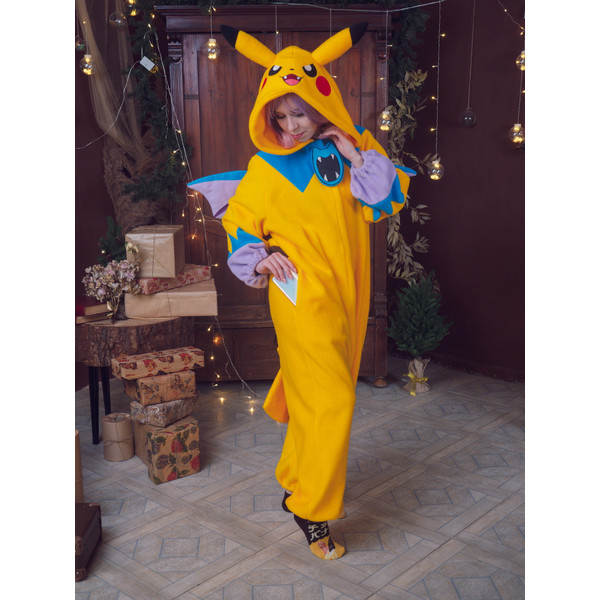 Pikachu Zubat pokemon kigurumi adult onesie pajama 08.jpg