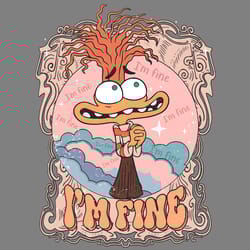 im fine anxiety inside out disney emotions png
