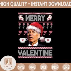 Merry Valentine Santa President PNG, Valentine Ugly png, Merry Valentine Funny PNG, Funny Valentine digital file png Sub