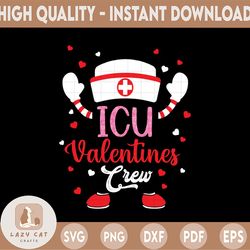 ICU Valentines Crew Png, Intensive Care Unit Nurse Ugly Valentines, NP Icu Tech Valentines, Valentines Day png, Heart pn