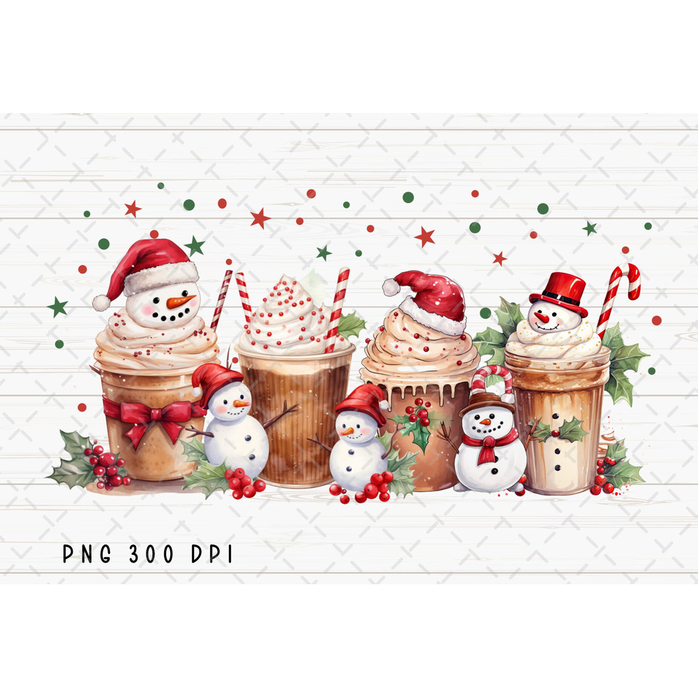 Christmas Coffee Latte Png File, Retro Christmas Sublimation, Snowman Coffee Png, Christmas Coffee Lover Png, Snowman Png Digital Download.jpg