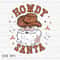 Howdy Santa PNG File, Retro Cowboy Christmas Sublimation, Cowboy Santa, Christmas Western Design, Instant Digital Download.jpg