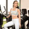 Colored Stars Seamless Pattern Sports Bra 0