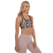Beautiful Romantic Flowers Chic Floral Pattern Padded Sports Bra 0