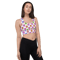 Colorful Skulls Seamless Pattern Longline Sports Bra 1