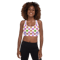 Colorful Skulls Seamless Pattern Padded Sports Bra 2