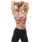 Red Rose Flowers Seamless Pattern Longline Sports Bra 0
