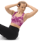 Modern Girly Purpl Pink Lilac Camo Pattern Longline Sports Bra 0