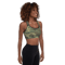 Camo Woodland Military Pattern Padded Sports Bra 0