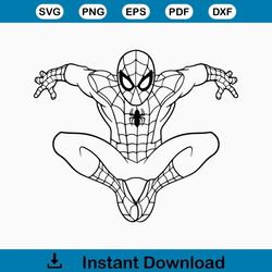 Spiderman SVG PNG PDF / Tshirt svg / Cutting file / Coffee mug svg / Sublimation / Cricut / Vector Svg