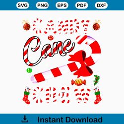 Candy Cane Crew Png, Candy Christmas Pajama Png, Christmas Candy Png, Candy Xmas Png