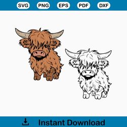 baby highland cow png tshirt sublimation design, baby cow png, sublimation design, highland cow png, highland cow png,